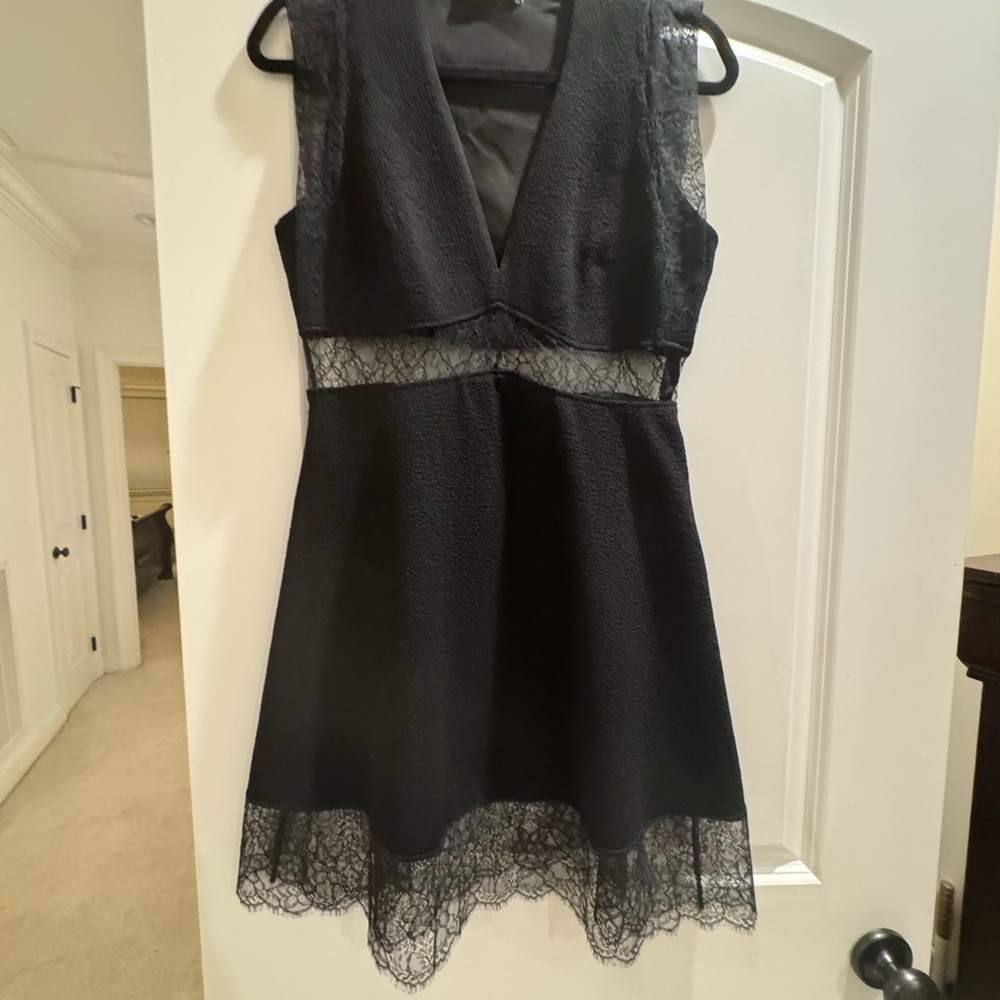 Elegant Black Lace Dress